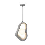 Maytoni MOD380PL-01GR Opus - Grey Pendant with White Glass image