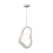 Maytoni MOD380PL-01W Opus - White Pendant with White Glass image