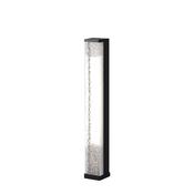 Maytoni O142FL-L9BK Floeva - Black LED Bollard with Decorative image