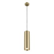 Maytoni P020PL-01MG Shelby - Matt Gold Metal Tube Pendant image