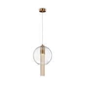Maytoni P095PL-01BZ1 Flusso - Brass Pendant with Clear Glass