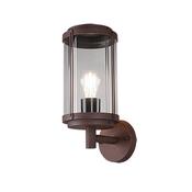 Trio 202360124 Tanaro - Rusty Wall Lamp with Clear Diffuser