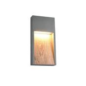 Trio 246960135 Salmon - Anthracite LED Wall Lamp with Wood