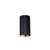 Trio 267700232 Soka - Matt Black Ribbed Wall Lamp image