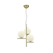 Trio 302000308 Pure - Matt Brass 3 Light Centre Fitting image