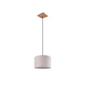 Trio 302100130 Elmau - Wooden Pendant with Beige Shade