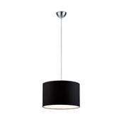 Trio 303300102 Hotel - Nickel Pendant with Black Shade image