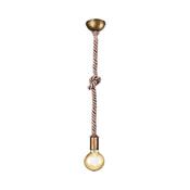 Trio 310100104 Rope - Rope Pendant with Old Brass Details