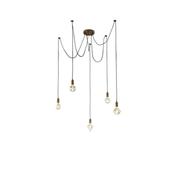 Trio 310100562 Cord - Antique Copper &amp; Black Spider Pendant