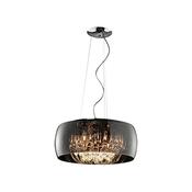 Trio 311210606 Vapore - Mirrored Smoked Glass 6 Light Pendant