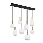 Trio 319800808 Diva - Black &amp; Matt Brass over Island Fitting