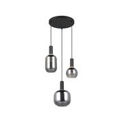 Trio 319830332 Diva - Matt Black 3 Light Cluster Pendant