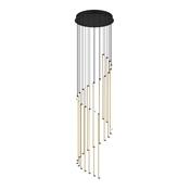 Trio 330632032 Baxter - Matt Black CCT Cluster Pendant