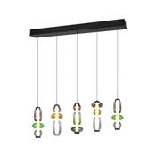 Trio 334310517 Minerva - Black CCT over Island Fitting image