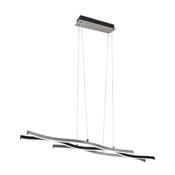 Trio 341210305 Blaze - Brushed Aluminium &amp; Black Fitting