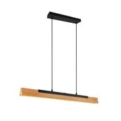 Trio 341610132 Kerala - Wooden &amp; Matt Black Linear Profile