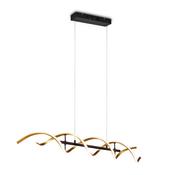 Trio 341810208 Sequence - Black &amp; Matt Brass CCT over Island image