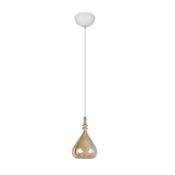 Trio 349400113 Aldea - White Pendant with Amber &amp; White Glass