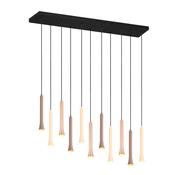 Trio 352011117 Fiato - Matt Black 11 Light CCT Fitting