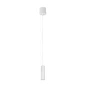 Trio 367700131 Soka - Matt White Ribbed Pendant image