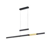 Trio 375310502 Trajan - Matt Black &amp; Matt Brass CCT Linear