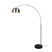 Trio 411700107 Argentina - Nickel &amp; Black Marble Floor Lamp