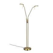 Trio 423310208 Monza - Matt Brass 2 Light CCT Floor Lamp image