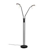 Trio 423310232 Monza - Matt Black 2 Light CCT Floor Lamp