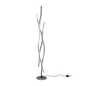 Blaze - Brushed Aluminium &amp; Black CCT Floor Lamp image