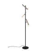 Trio 452010317 Fiato - Matt Black 3 Light CCT Floor Lamp