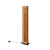 Trio 455510130 Kalea - Black LED Floor Lamp with Natural Wood image