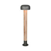 Trio 462560135 Fraser - Anthracite &amp; Wood Imitation Post IP54