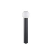 Mures - Anthracite Post with White Glass IP44 image