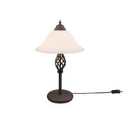 Trio 501000224 Rustica - Rustic Table Lamp with White Glass image