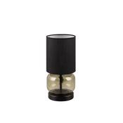Trio 517800115 Elio - Green Glass &amp; Black Table Lamp