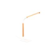 Norris - Wooden &amp; White LED Desk Lamp image