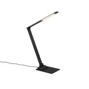Travis - Matt Black CCT Table Lamp with USB image