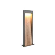 Trio 546960135 Salmon - Anthracite LED Bollard with Wood