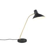 Trio 563400180 Traveller - Black &amp; Gold Table Lamp