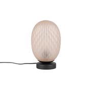 Trio 564200113 Facette - Matt Black Table Lamp