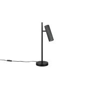 Trio 567700132 Soka - Matt Black Ribbed Desk Lamp