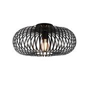 Trio 606900132 Johann - Matt Black Ceiling Lamp Ø 40 cm