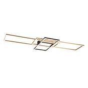Trio 620010408 Irvine - Matt Brass &amp; Black CCT Flush image