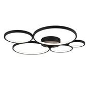 Rondo - Matt Black LED Ceiling Lamp image