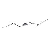 Arvin - Adjustable Matt Black RGBW Ceiling Lamp with Remote Control image