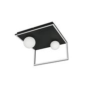 Trio 638110132 Arola - Black 2 Light CCT Semi Flush image