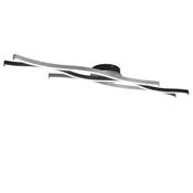Blaze - Brushed Aluminium &amp; Black CCT Ceiling Lamp image