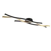 Blaze - Matt Brass &amp; Black CCT Ceiling Lamp image