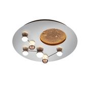 Zodiac - Matt Nickel CCT Ceiling Lamp with 3D Effect image