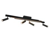 Trio 648310532 Zeno - Matt Black CCT 4 Spotlights with Remote